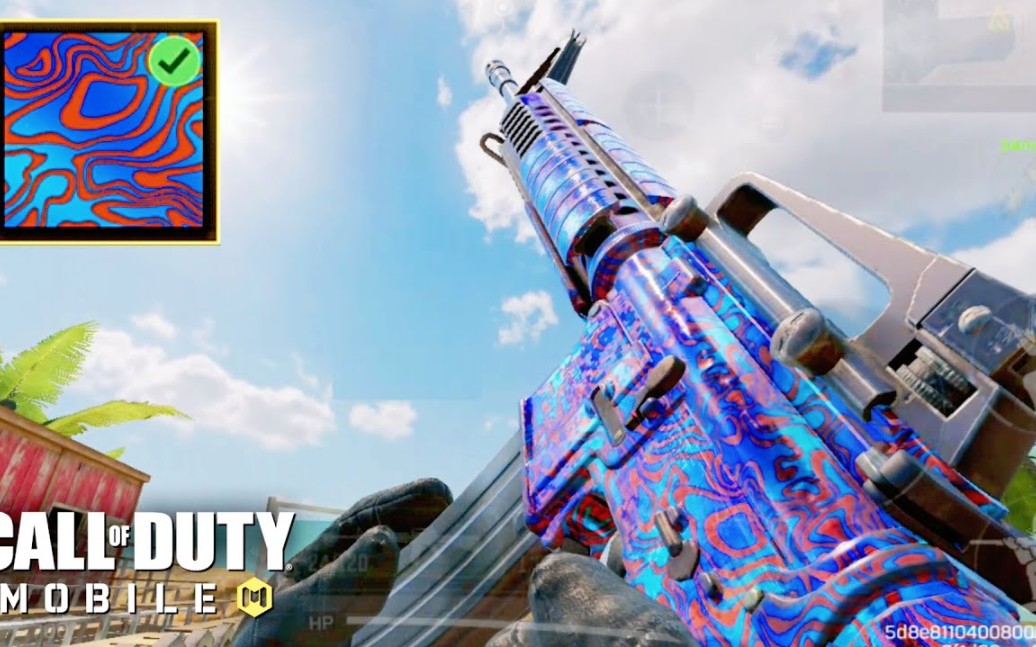 在使命召唤手游中解锁所有武器的大马士革皮肤展示