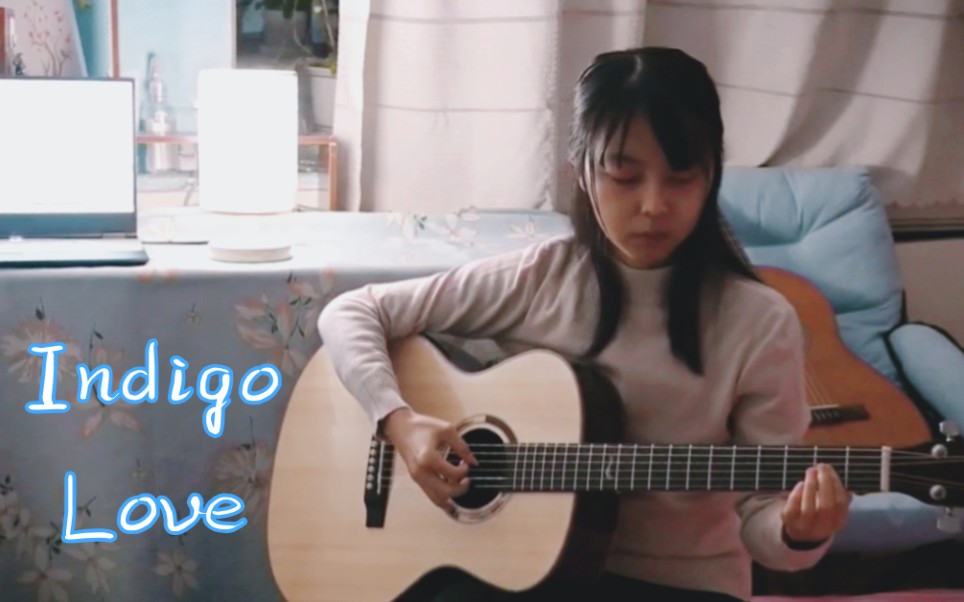 [图]【指弹吉他】指弹-Indigo love-押尾