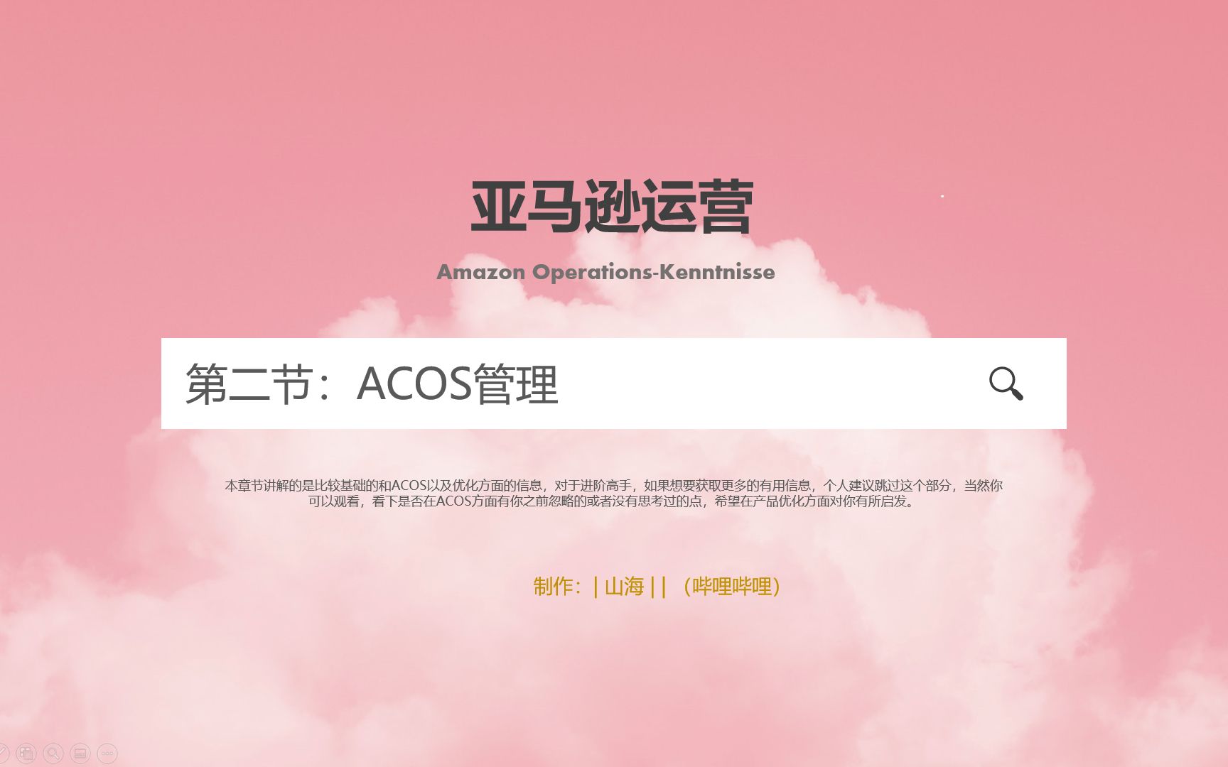 【亚马逊运营】ACOS管理哔哩哔哩bilibili