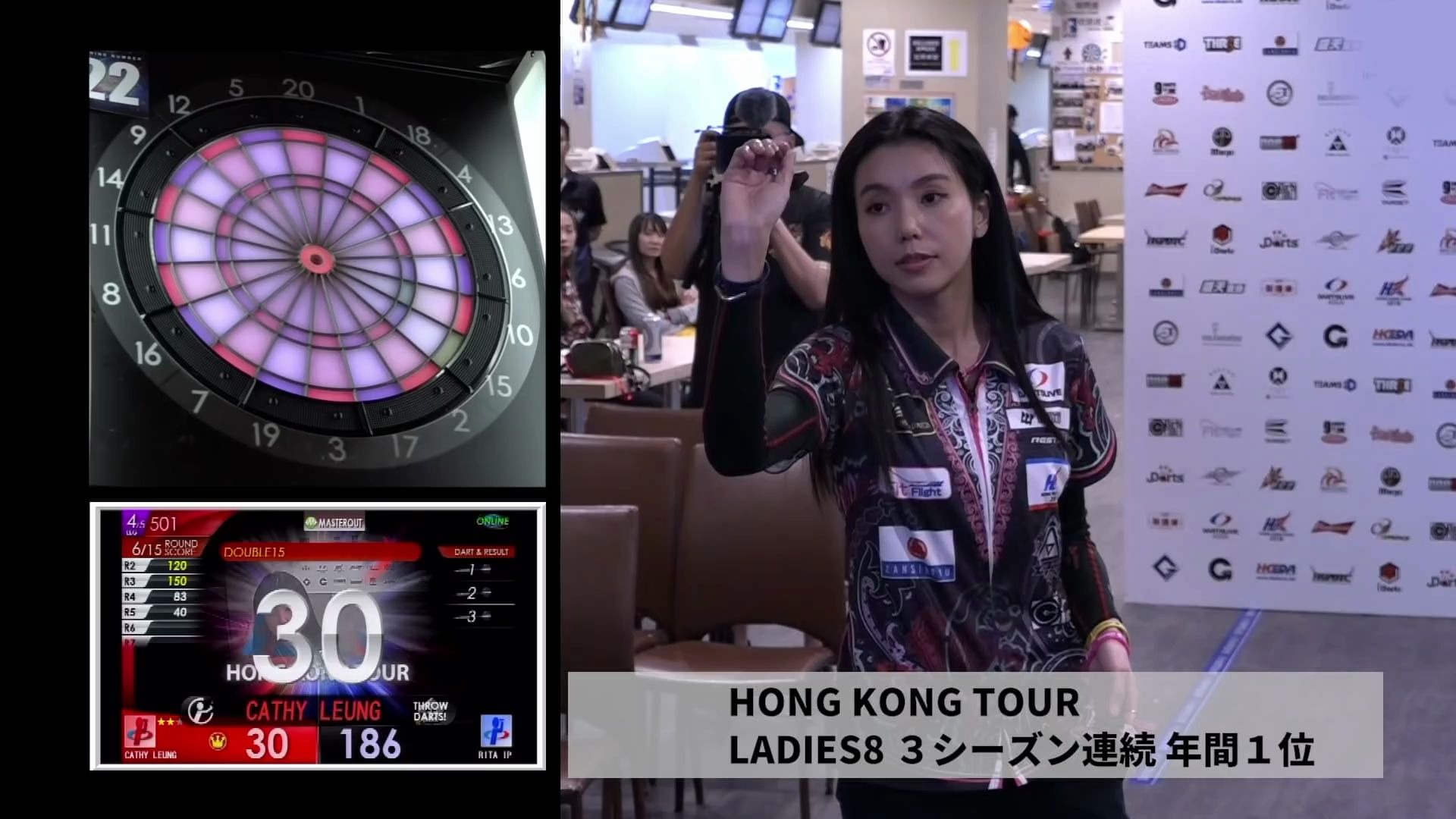 【梁雨恩 VS 佐藤 かす美】DARTSLIVE.TV MATCH 2019 MATCH 2哔哩哔哩bilibili