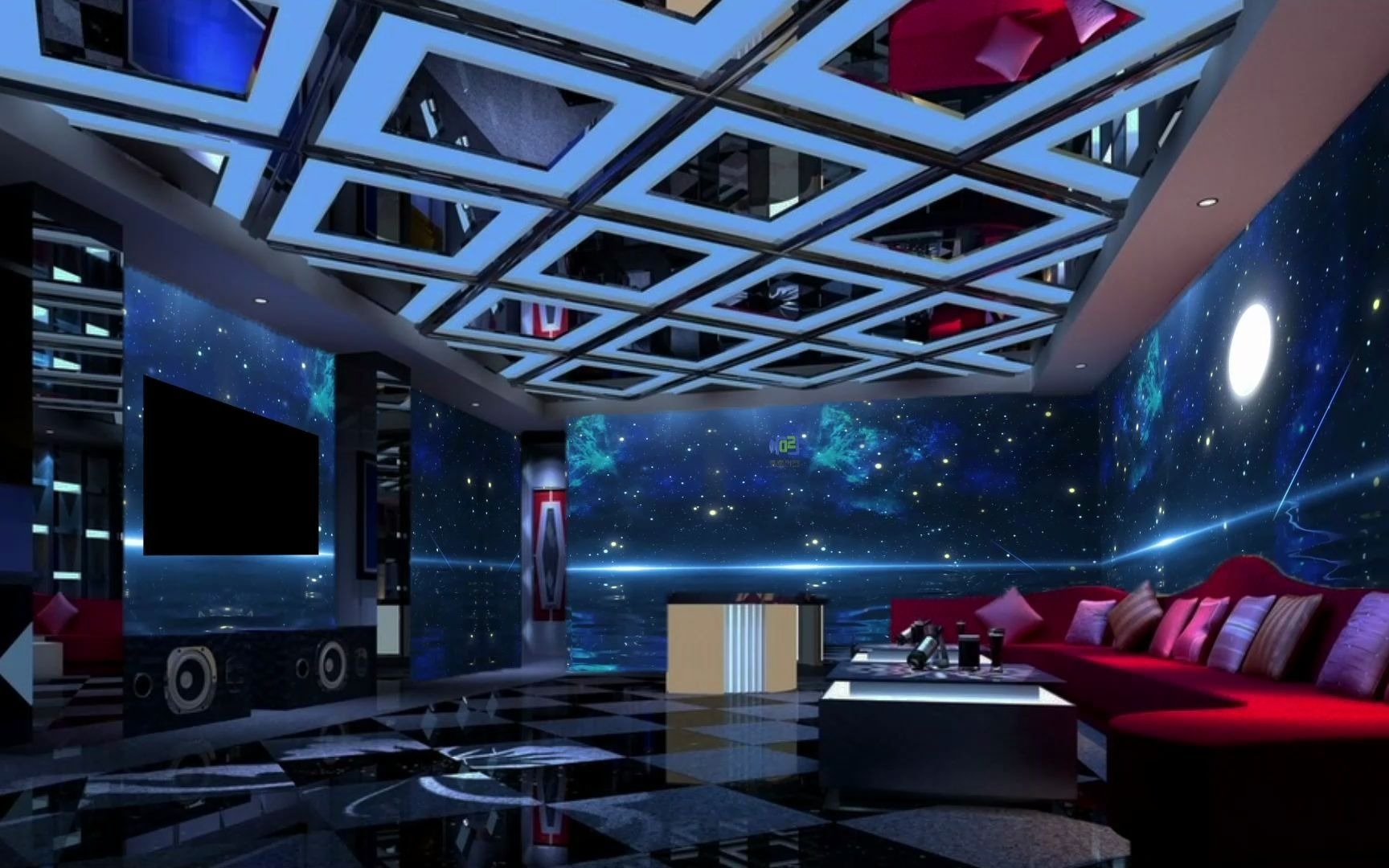 石代科技5d光影餐厅#全息ktv#5d餐厅_哔哩哔哩_bilibili