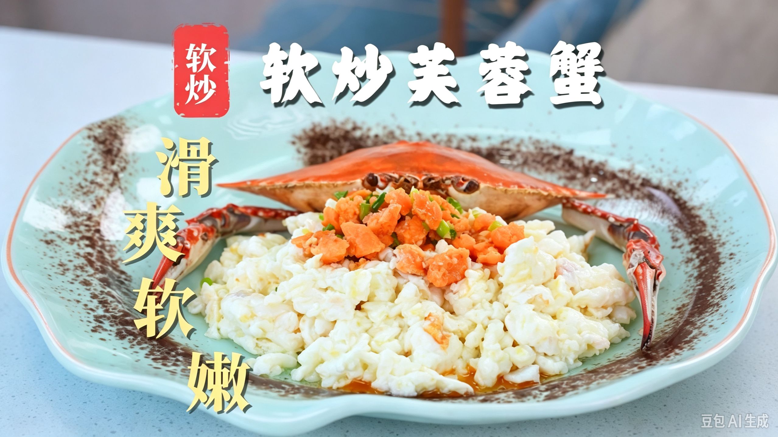 老鲁菜的细腻体现【软炒芙蓉蟹】，老少皆宜