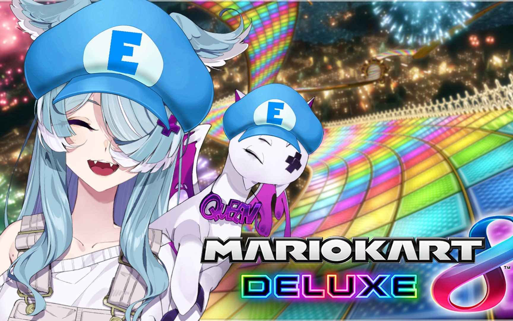 [图]【MARIO KART 8DX】 dying on the inside- driving on the outside 【 Elira Pendora】