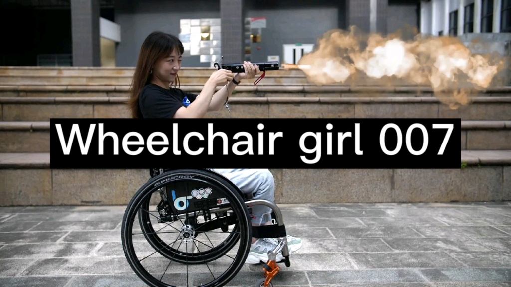 【轮椅车头】巴森巴乔轮椅车头,让你的出行更便捷!wheelchair girl 007 .哔哩哔哩bilibili