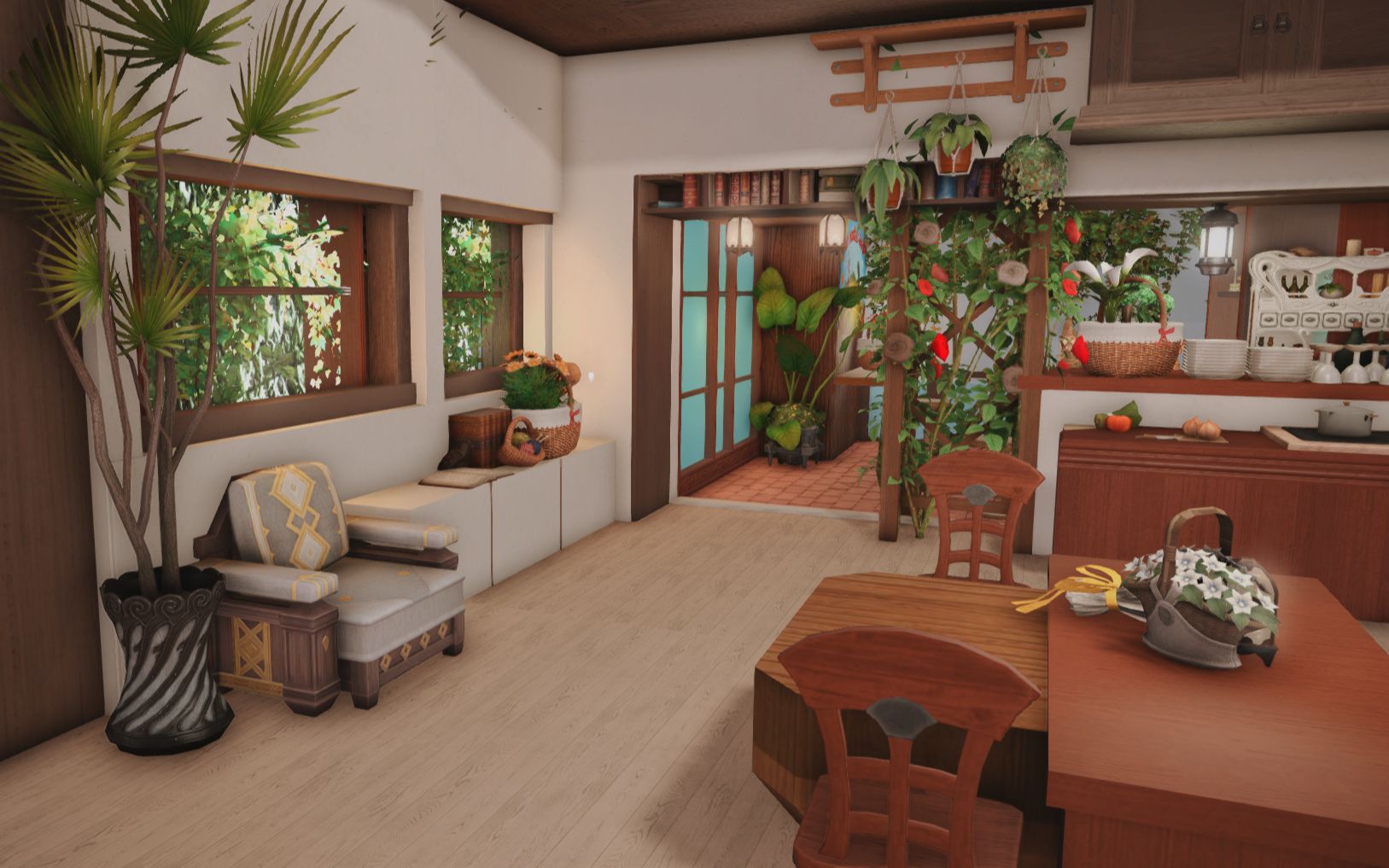 ff14装修薰衣草苗圃的花房m房