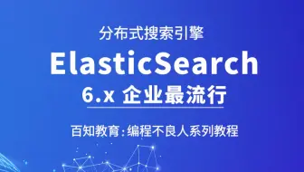 【编程不良人】适合后端编程人员的elasticsearch快速实战教程,已完结!