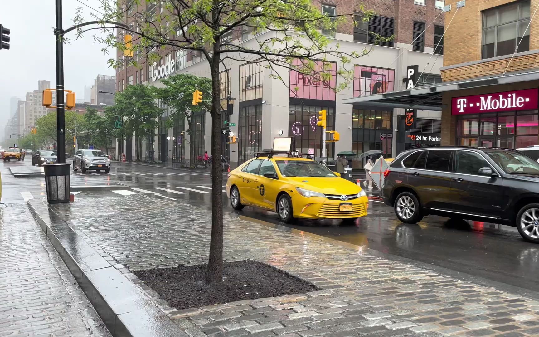 [云旅行]纽约雨中行走 曼哈顿切尔西和肉库区第一视角沉浸式云漫步 美国街景2022 1080p超清走路视频 实景收音哔哩哔哩bilibili