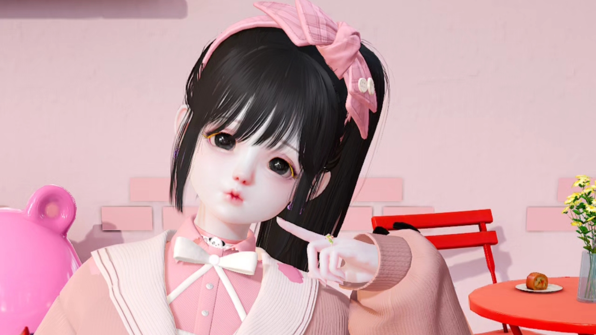 以闪 励志给每件衣服搭配 第四套少女与猫