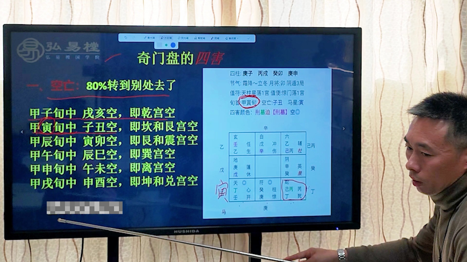 [图]第一百三十节 奇门遁甲四害之空亡排法口诀及化解详解