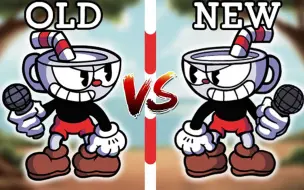 Video herunterladen: FNF Indie Cross (Vs Cuphead) - Snake Eyes (Old VS New) (indie cross comparison p