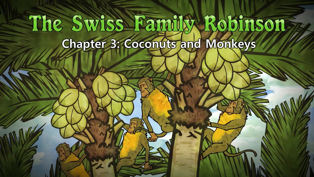 swiss family robinson 3_coconuts and monkeys