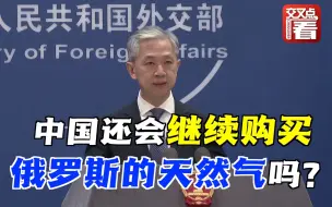 Download Video: 当西方高举制裁大棒，外媒记者问：中国还会买俄罗斯天然气吗？为中国外交官充满人情味的回答点赞！