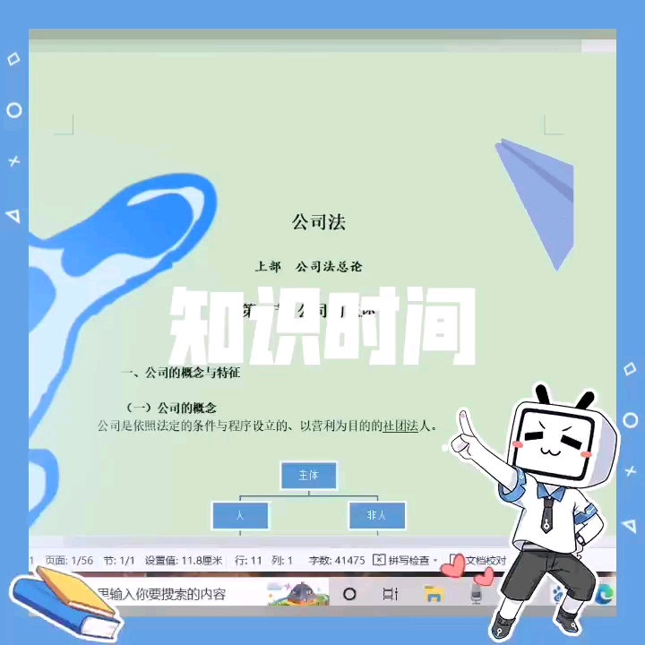 公司法知识1张海峡哔哩哔哩bilibili