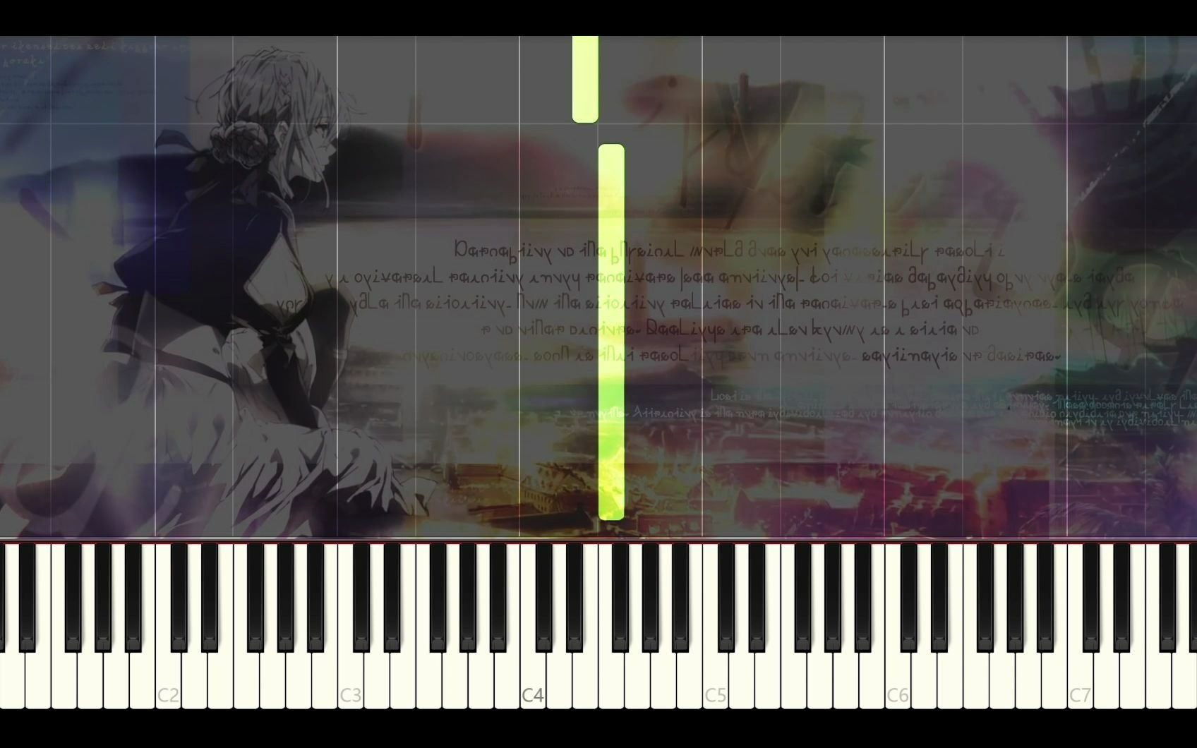 [图]【Animenz/Synthesia】Sincerely - 紫罗兰永恒花园 Op