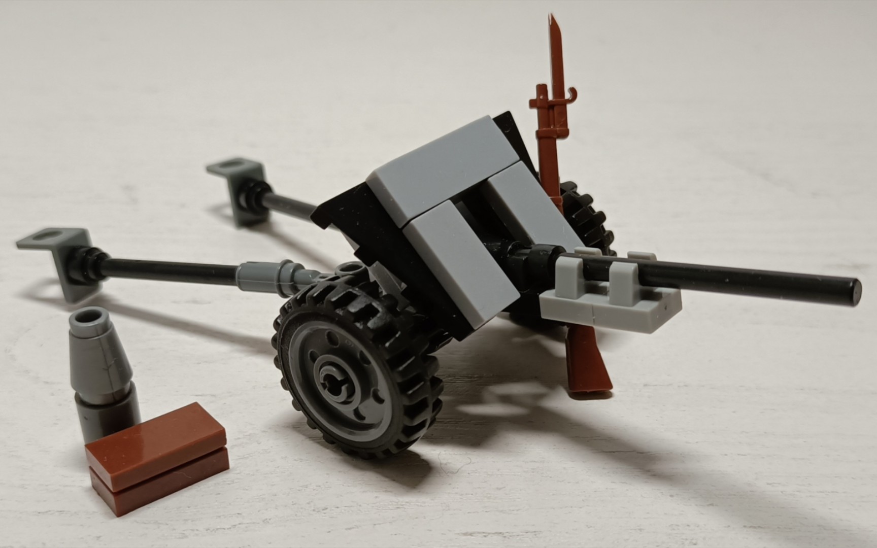 【乐高moc】日军一式47mm反坦克炮