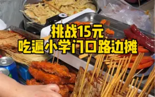 Download Video: 挑战15元吃遍小学门口路边摊！