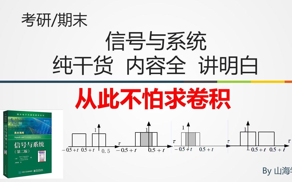 搞不懂离散时间线性时不变系统卷积和?连续时间线性时不变系统卷积积分?来看!考研信号与系统第二章讲解哔哩哔哩bilibili