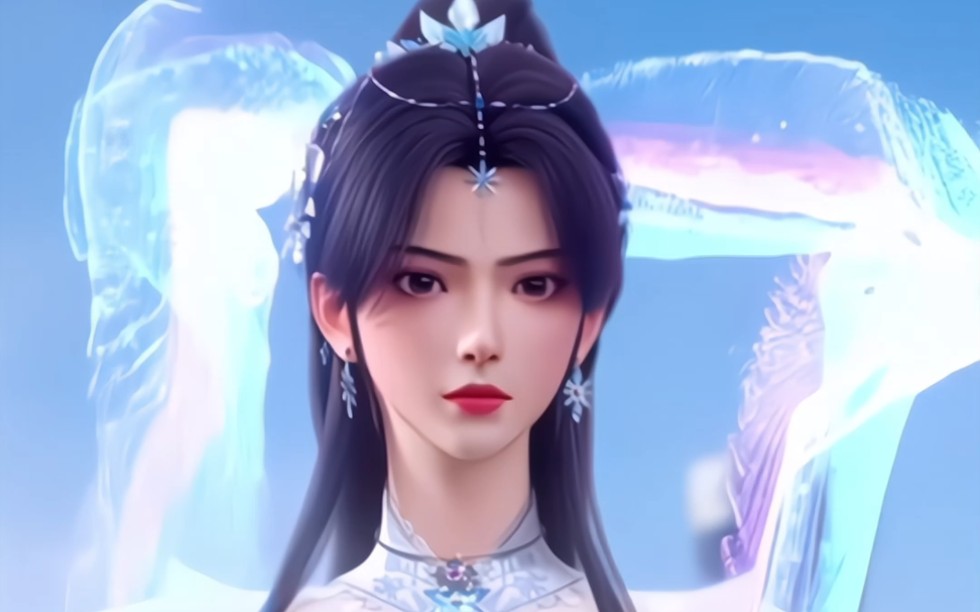 夏倾月面纱被揭太美了!