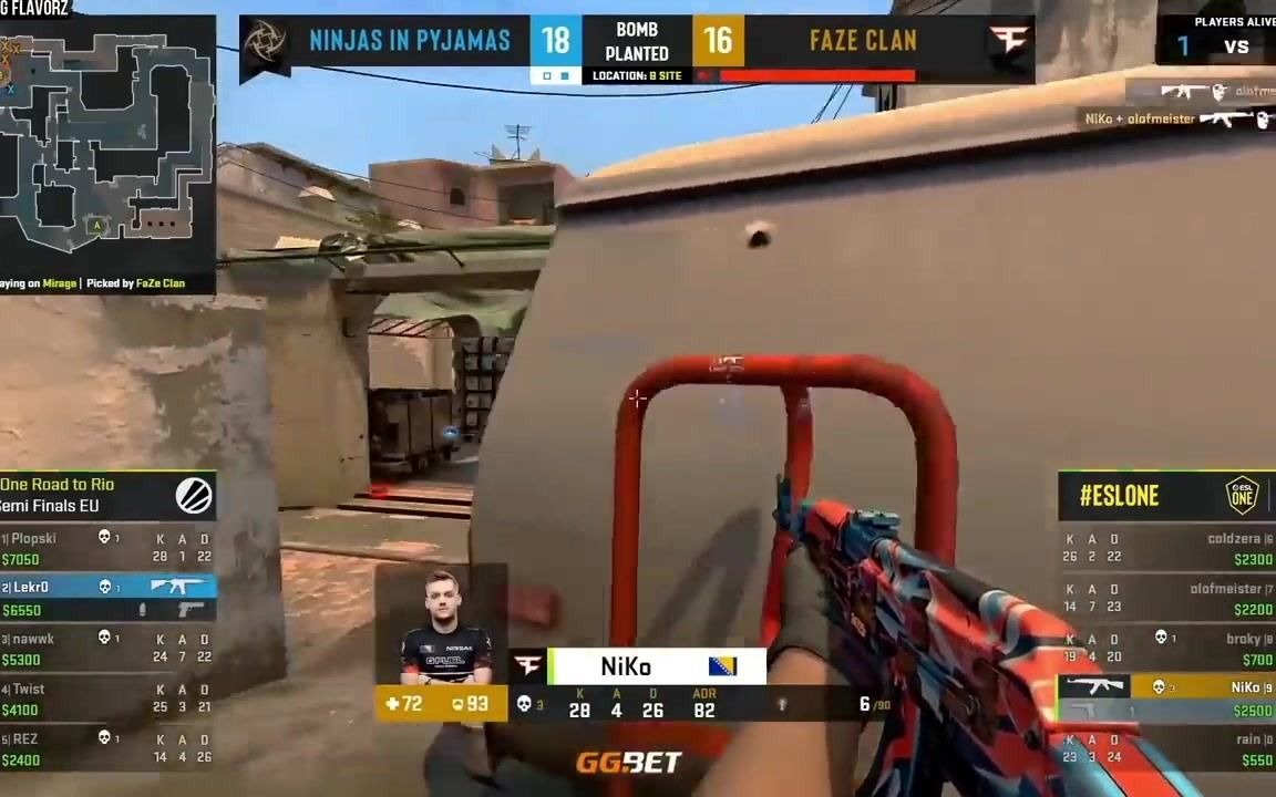 活动作品csgo职业选手niko用akm4的精彩瞬间