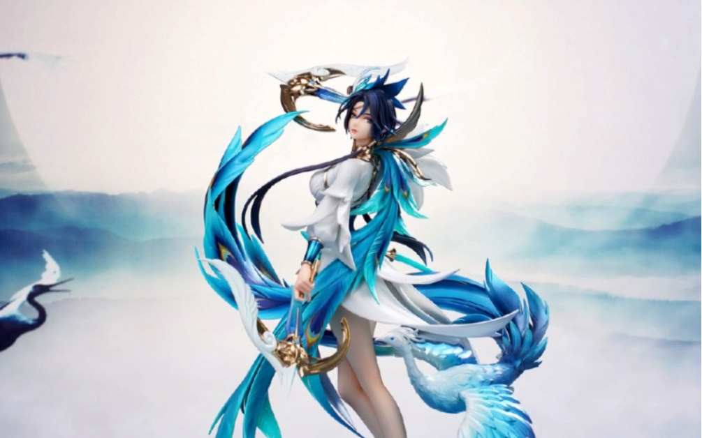由myethos联合王者荣耀出品的云霓雀翎虞姬手办将于9月19日本周六开启