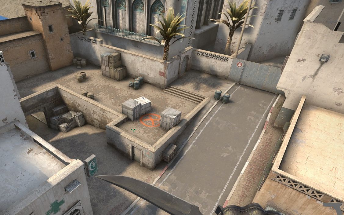 【csgo 炙热沙城二/dust2】t方进攻a点必备燃烧弹教学 128tick_哔哩