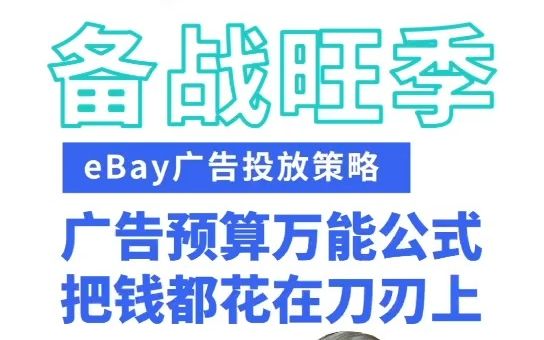 如何巧妙地分配广告预算?“eBay广告整合营销策略”系列第三集,教你轻松掌握投放比例的诀窍!哔哩哔哩bilibili