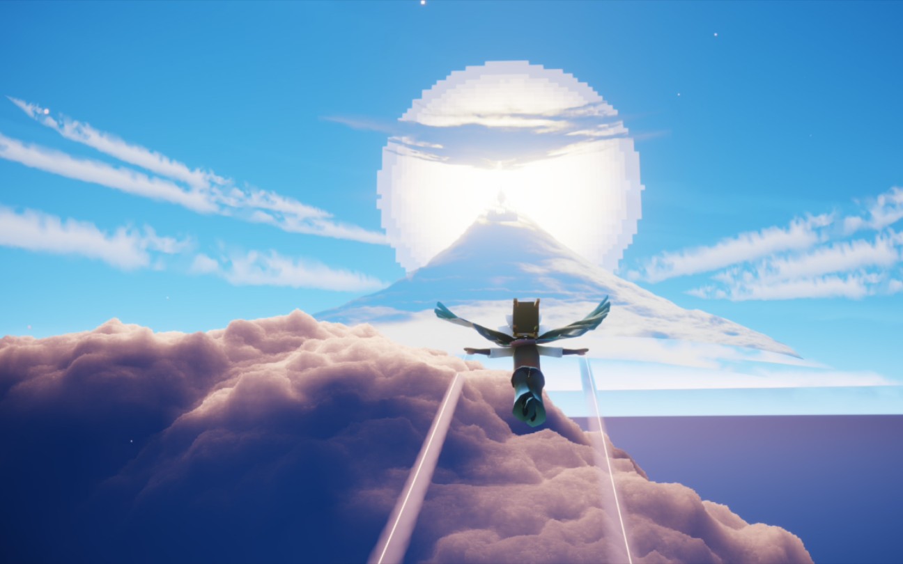 《sky光遇》晨岛彩虹桥最快到达方法!有手就行!(不是)