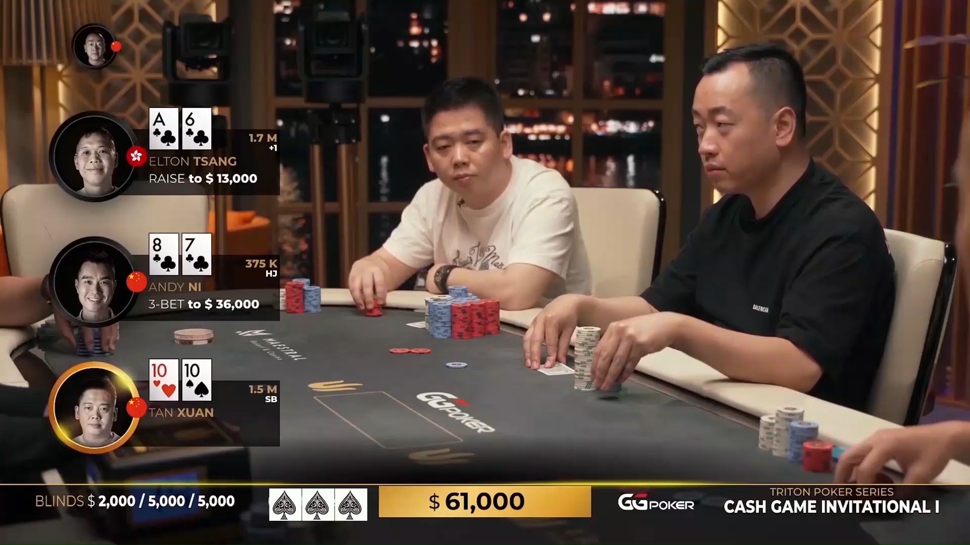 【大鹏德州扑克】跟不动的牌要加注,谈老板翻前4bet!