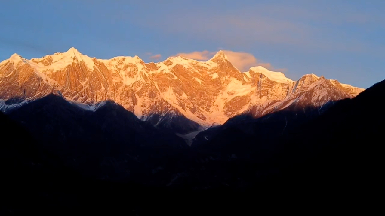 雪山上的夕阳·南迦巴瓦峰