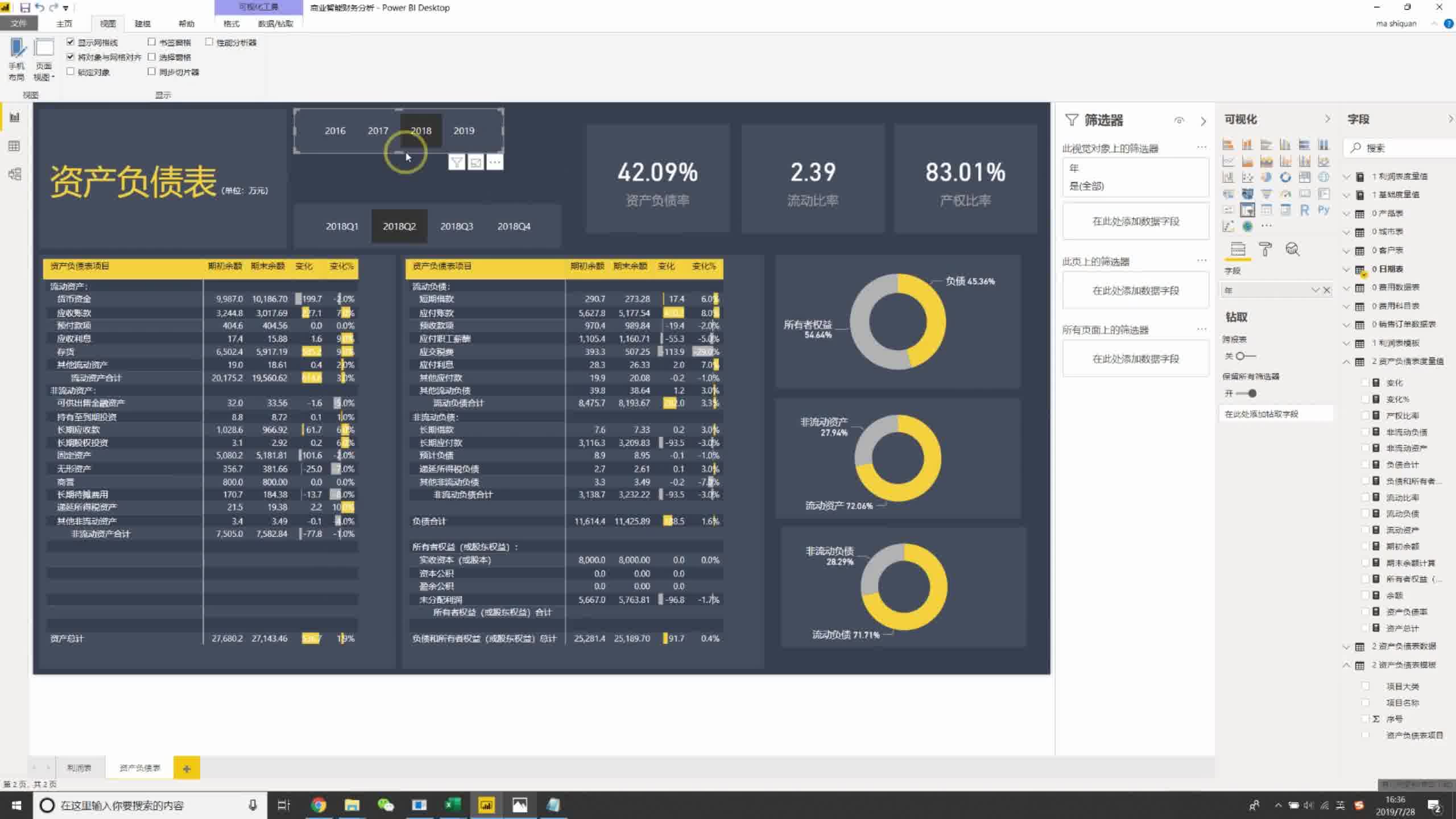 财务商业智能powerbi上手课