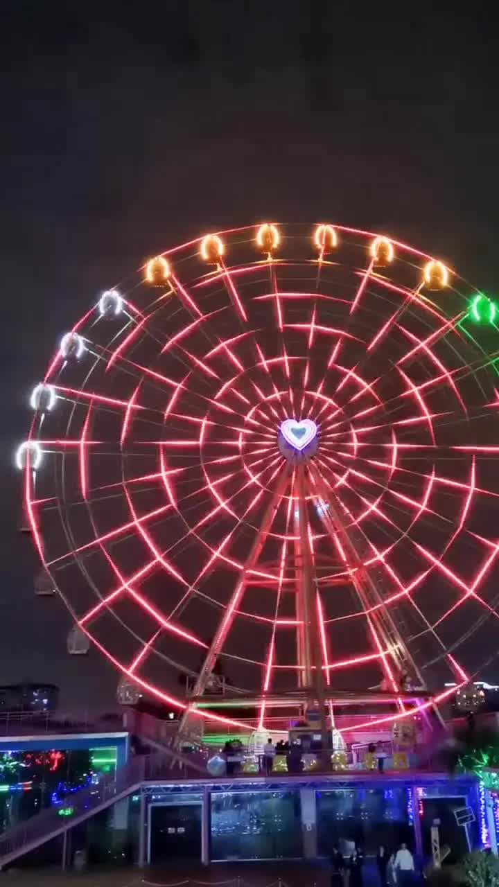 深圳周末去哪玩 5号线 坂田地铁站直走100米 云里梦想乐园 乘坐摩天轮