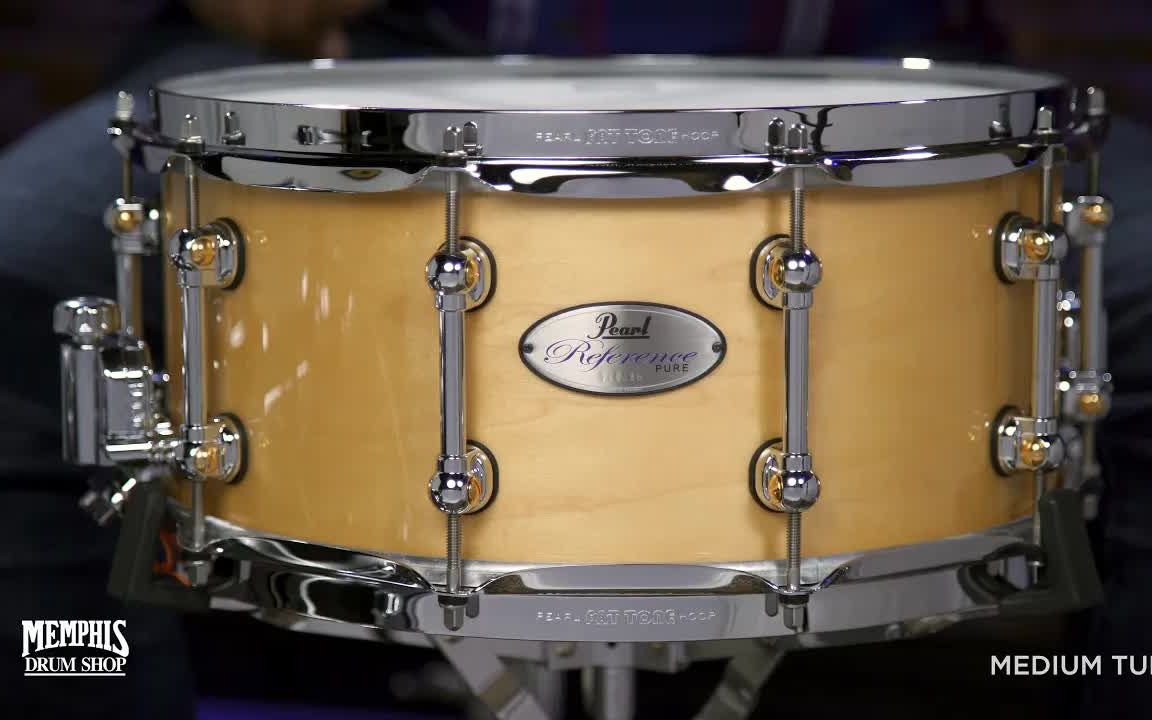 设备分享军鼓pearl14x65referencepuresnaredrumnaturalrfp1465sc102