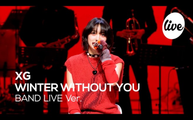 [图]“喜庆红七小狼给你拜年” [4K] XG WINTER WITHOUT YOU 乐队版 Band LIVE Concert 231224【it's Live】