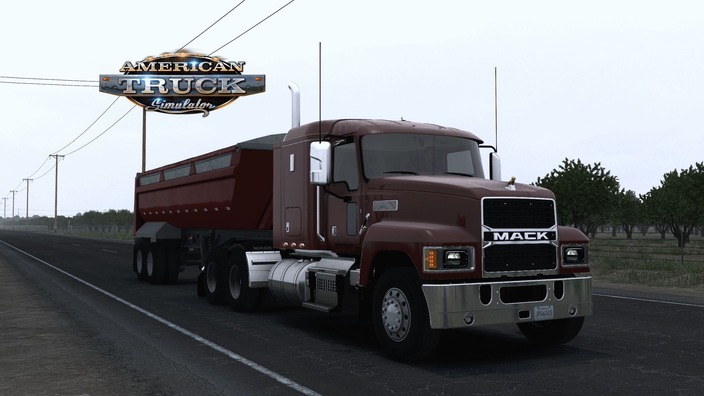 美国卡车模拟:这车看着挺方正的