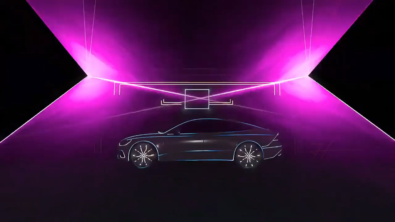 汽车发布会全息开场视频汽车投影视频秀