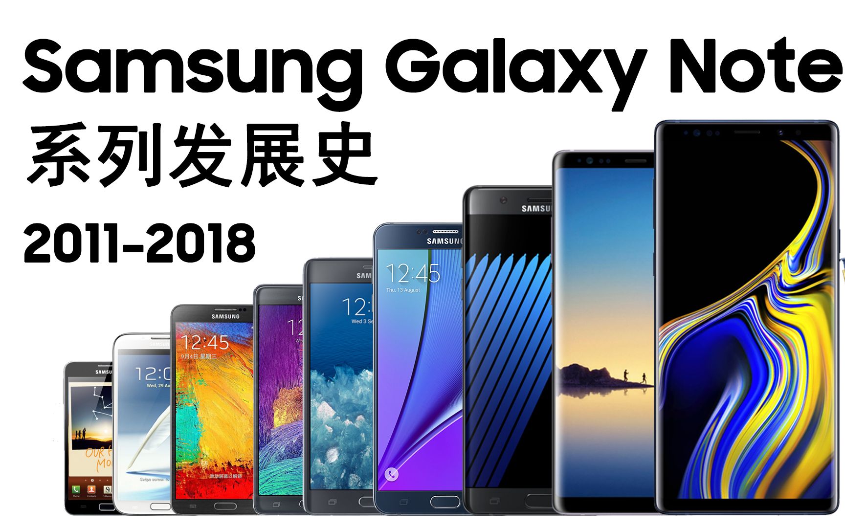 盖世无双——三星galaxy note 系列手机发展史(2011-2018)_哔哩哔哩