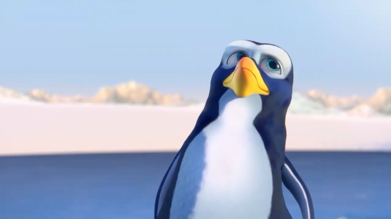 看动画激发英语兴趣-《动物王国大冒险》_企鹅拍照cheese-动画短片