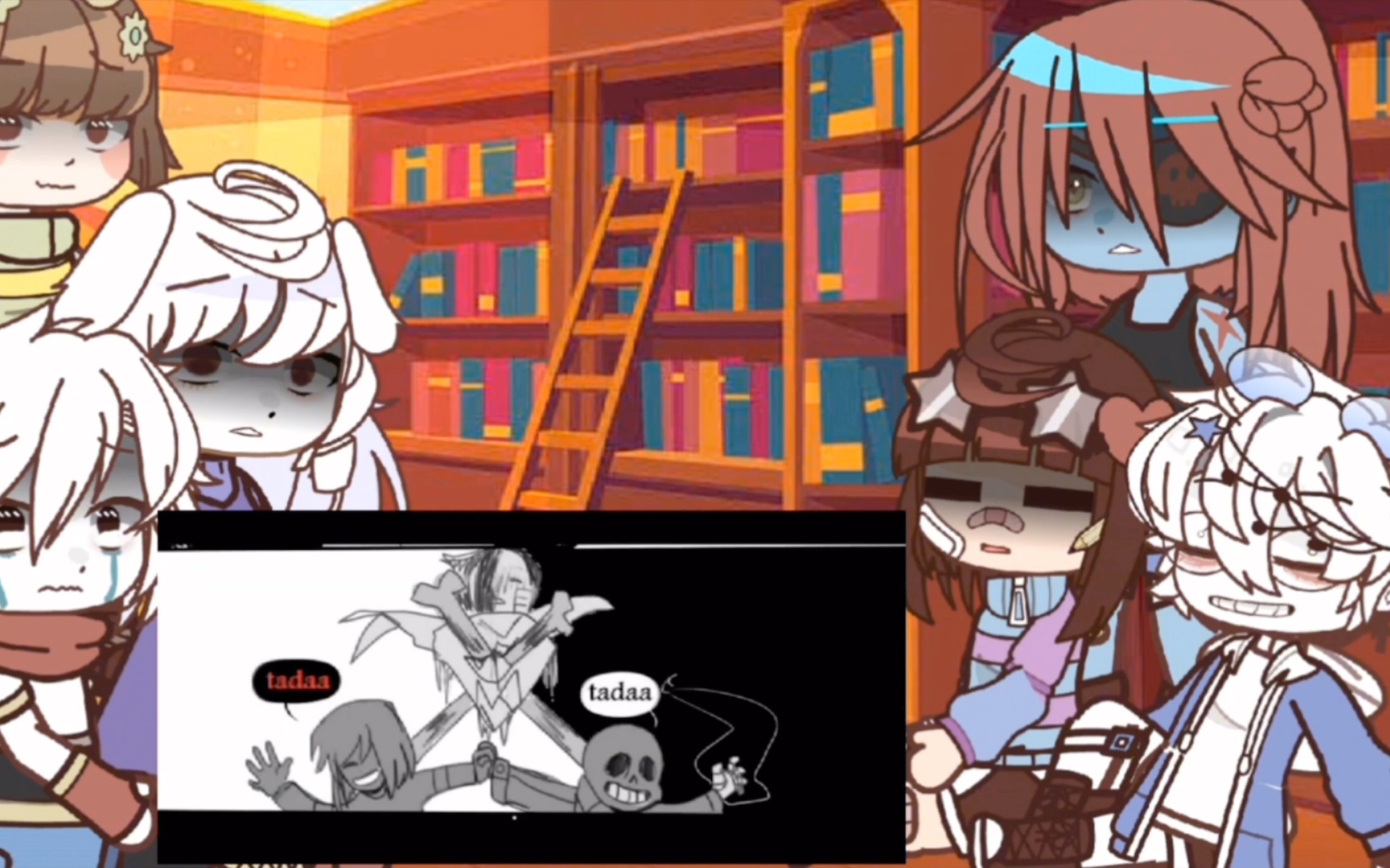 undertale react to killer sans