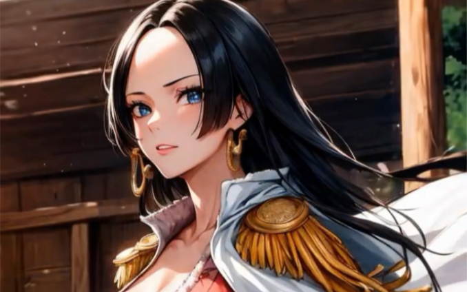 【海贼王】"别挡道!" 女帝 波雅 ai绘画