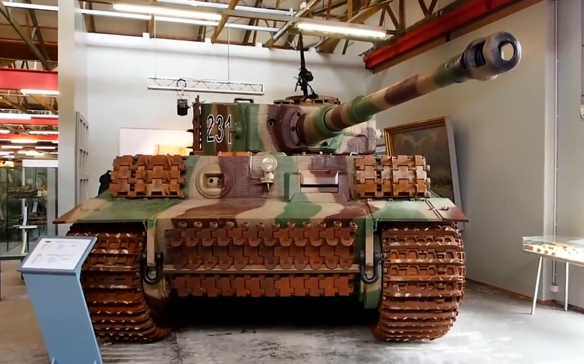 德国蒙斯特坦克博物馆虎式后期型231号实车201711