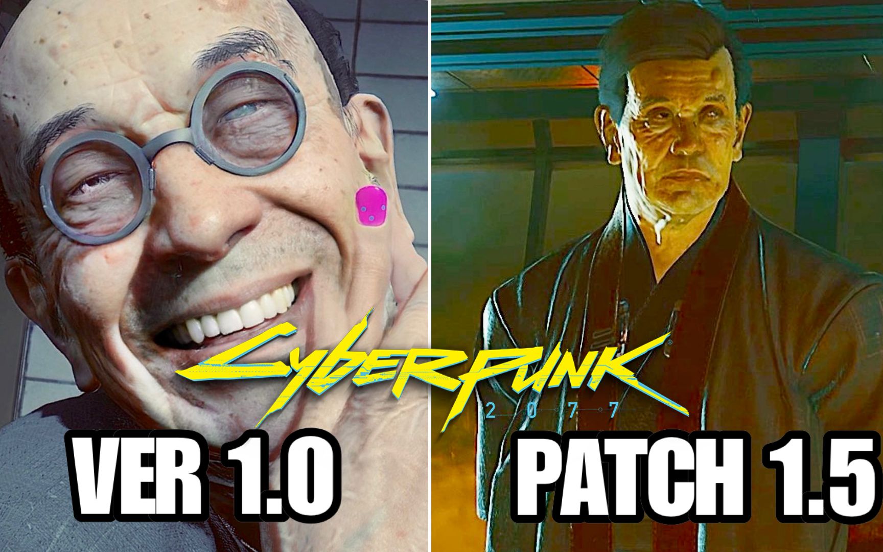 年轻的荒坂三郎长这样?赛博朋克1.5版模型更新了_哔哩哔哩_bilibili