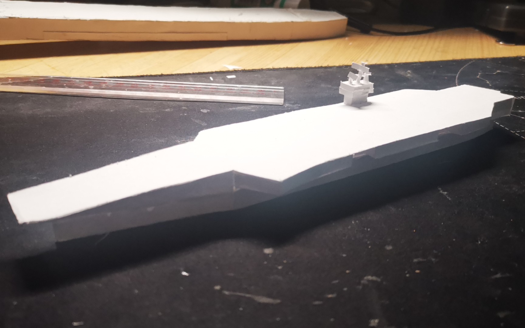 活动作品一艘用一张a4纸建造出来的航母