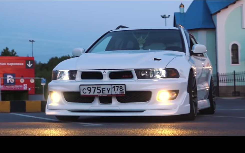 jdmwagon稀有孤品三菱鲨鱼头旅行车mitsubishilegnumvr4