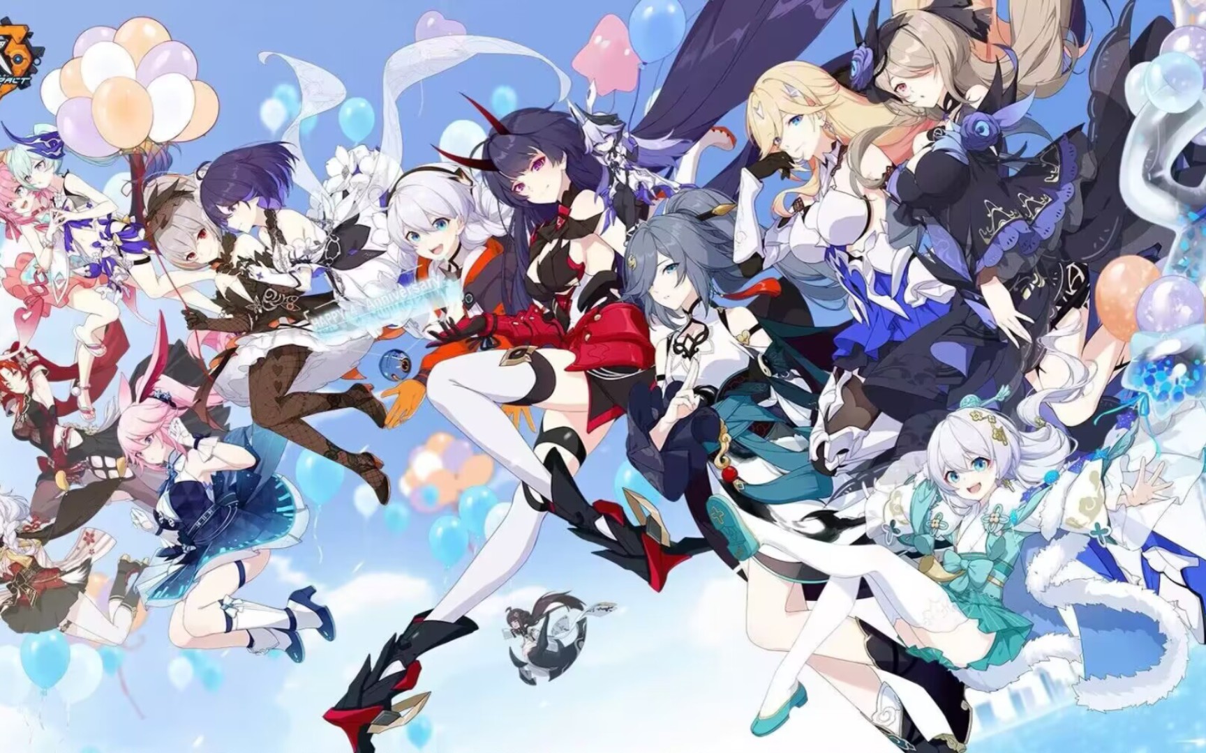 【崩坏3】全装甲,全角色结算动画合集!