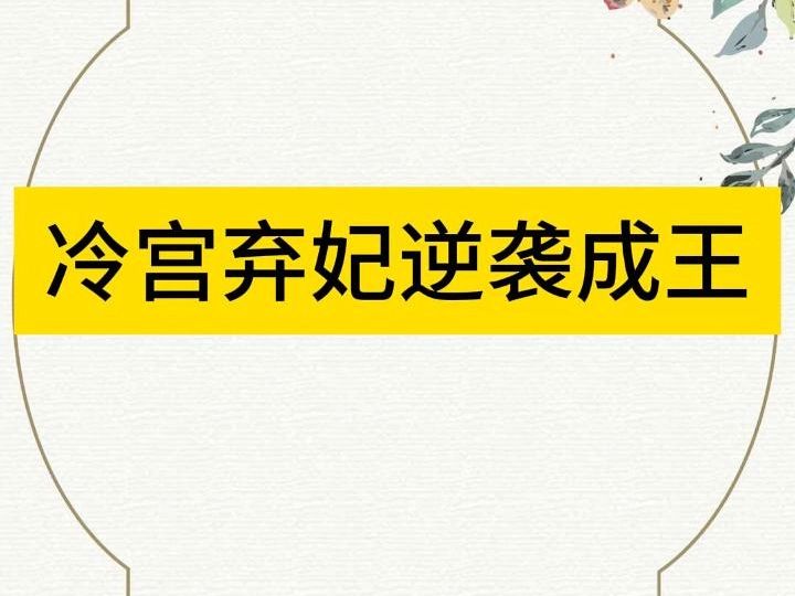 冷宫弃妃逆袭成王哔哩哔哩bilibili