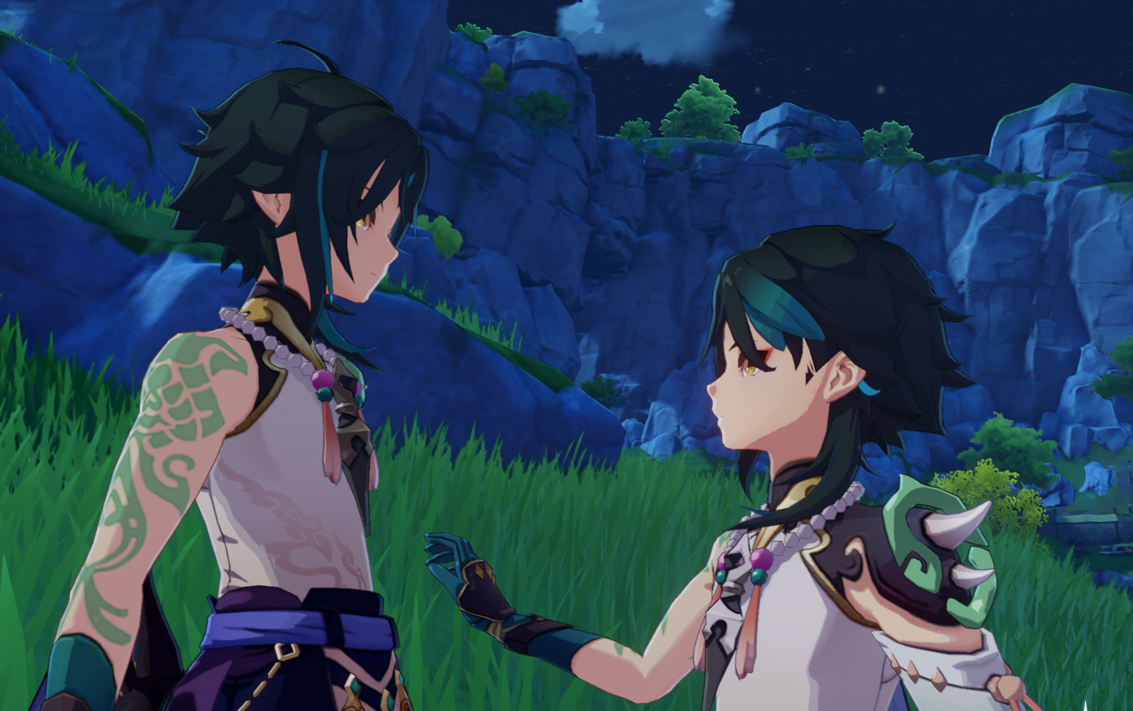 【原神】间章第二幕 下半 全流程 100分!_原神_剧情