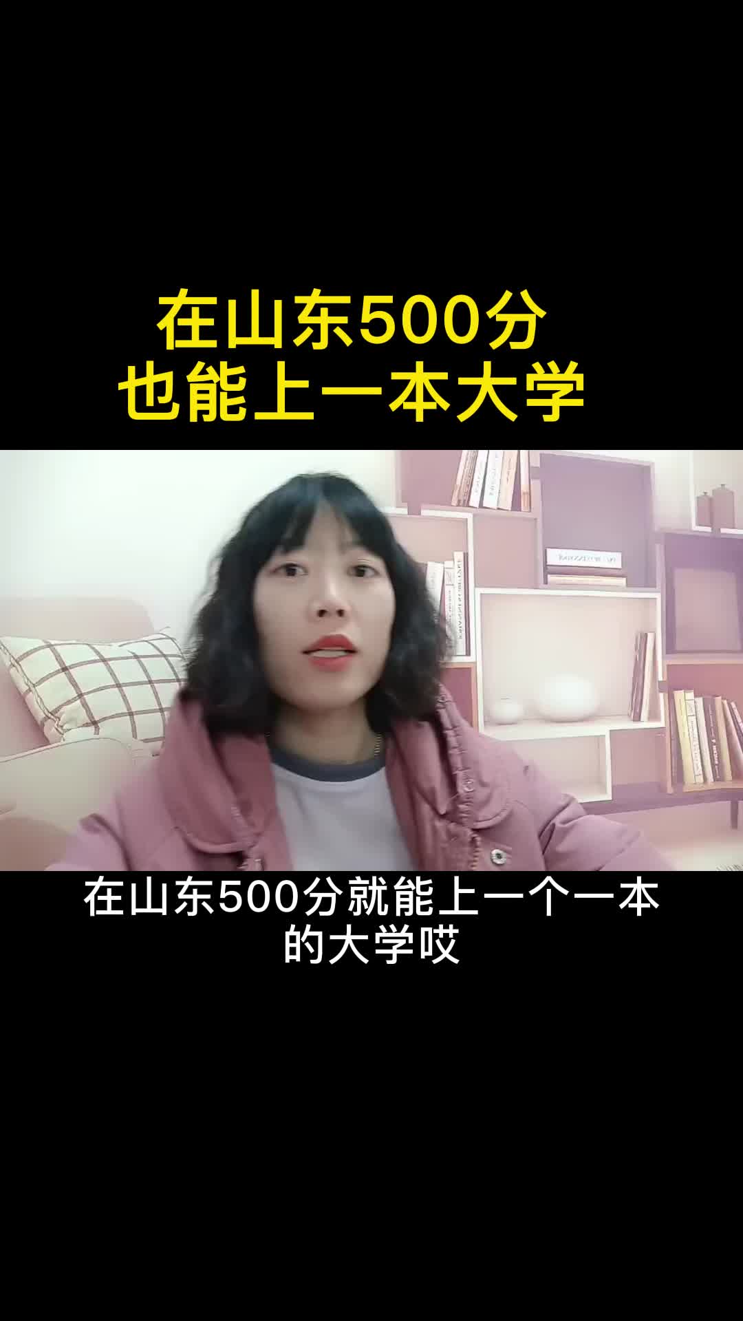 在山东500分也能上一本大学哔哩哔哩bilibili