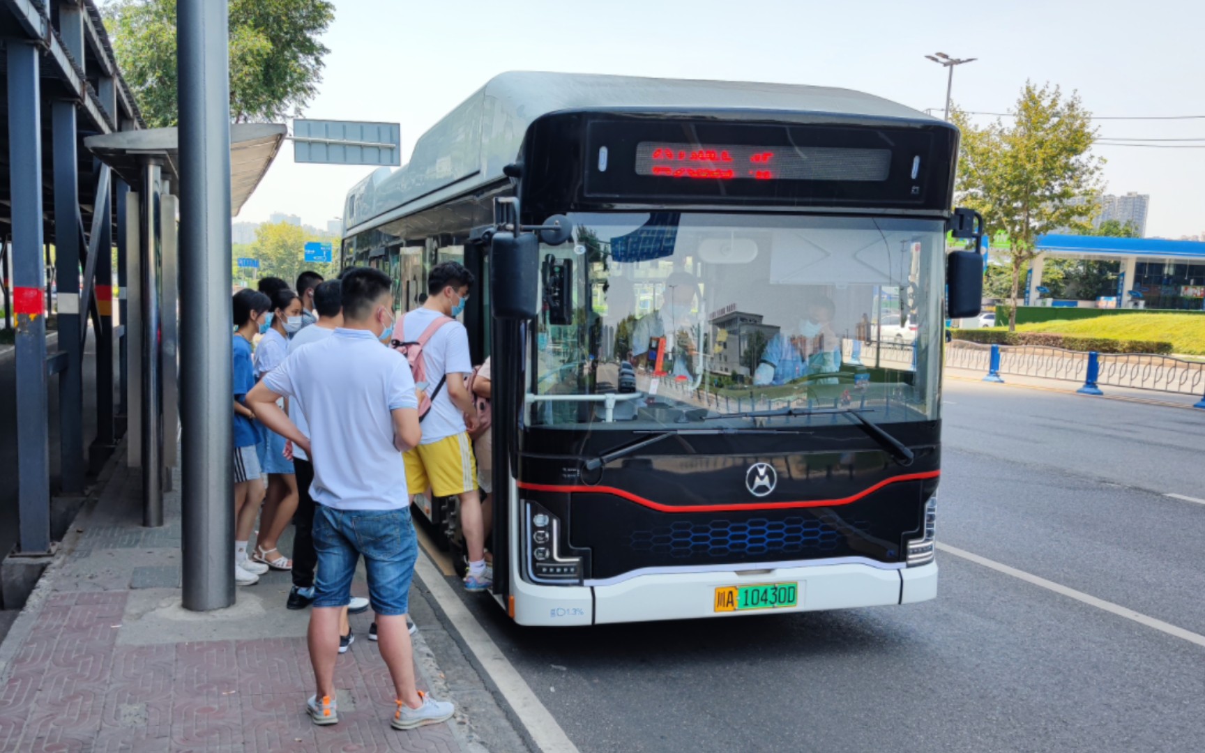 【成都公交】855路 川汽野马10米纯电 sqj6101bev行车纪录