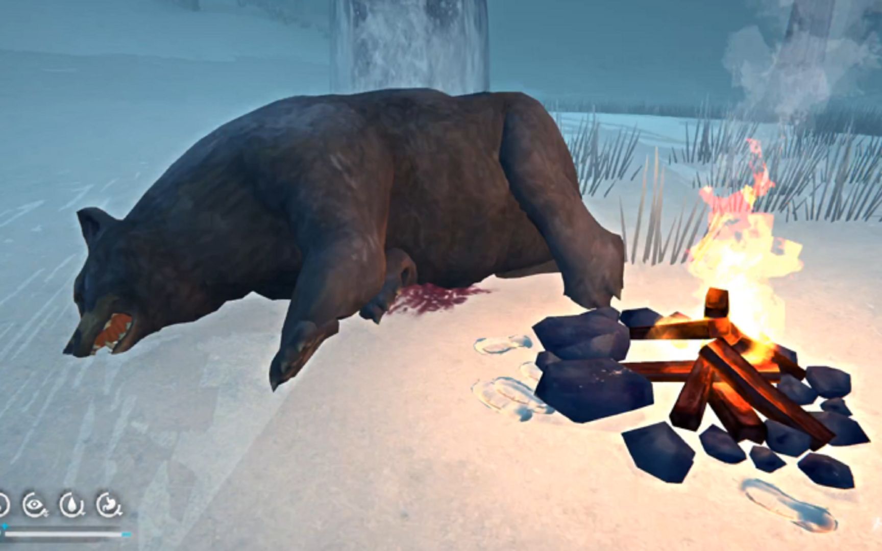 【漫漫长夜】喜提驼鹿皮外加90多公斤的肉_哔哩哔哩bilibili_漫漫长夜