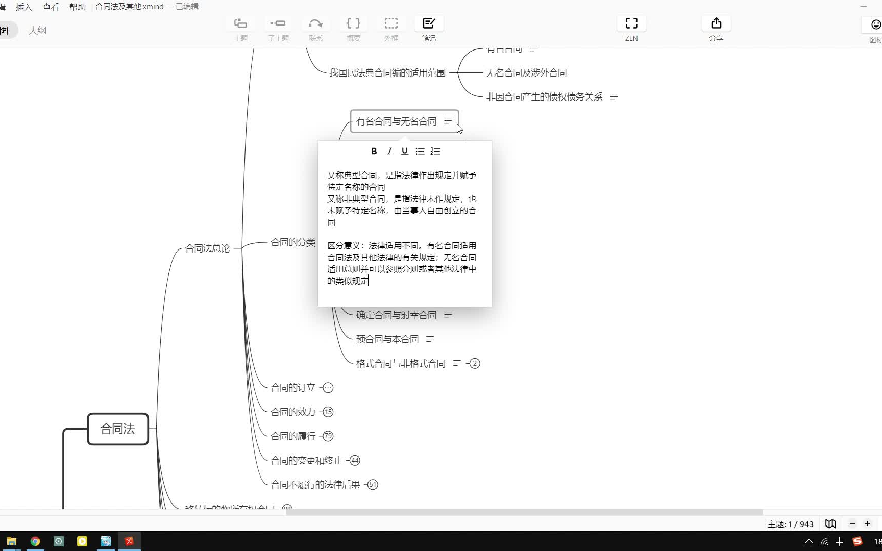 [图]【思维导图】合同法 人格权 侵权责任法